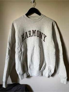 Harmony Logo Crewneck Sweatshirt - Light Gray